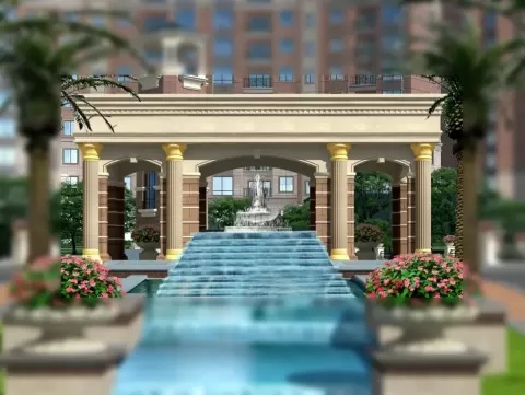 The entrance gate