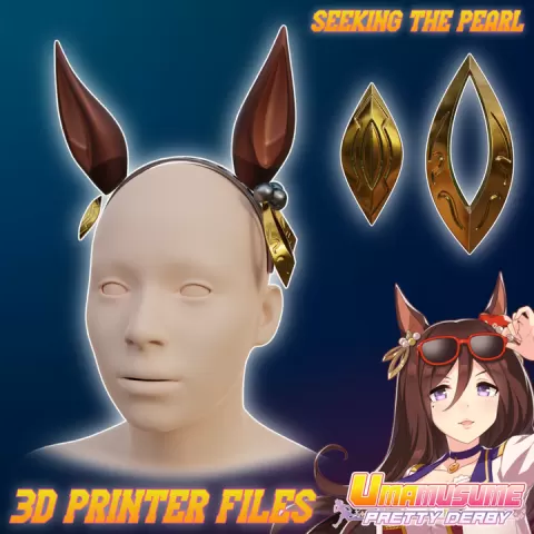 Seeking The Pearl Ears and Head Accessories Uma musume: Pretty Derby by Maksim Nedbai