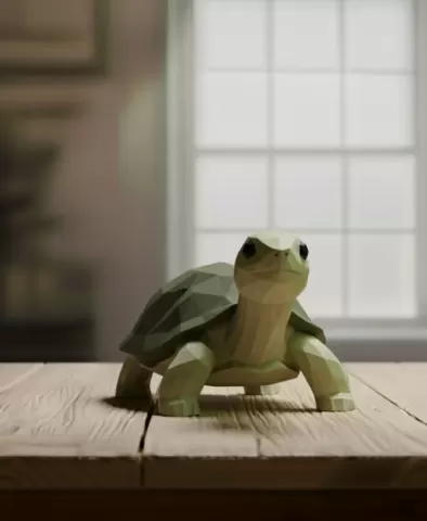 turtle lowpoly