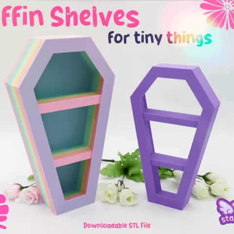 Coffin Shelves by StarMouse3D