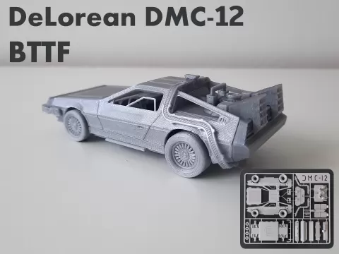 DeLorean DMC-12 (Back to the Future) - Kit card