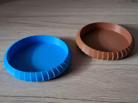 Ribbed Catchall Tray