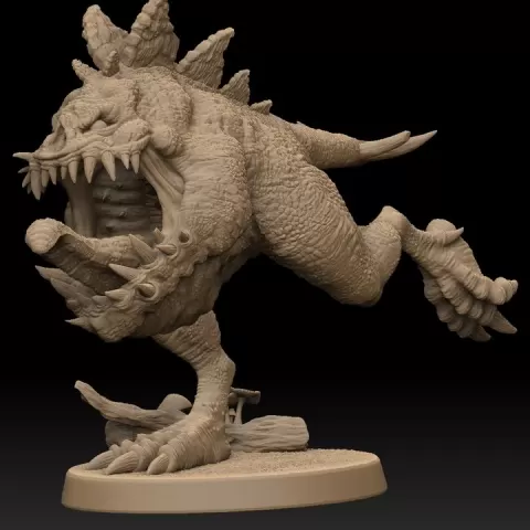 Squigtegosaurus by PostMortemNihiliEst