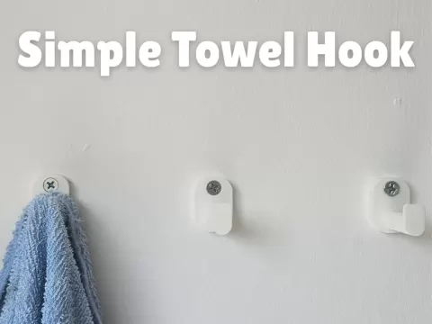 Simple Towel Hook
