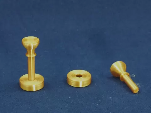 Filament tube attachment cap