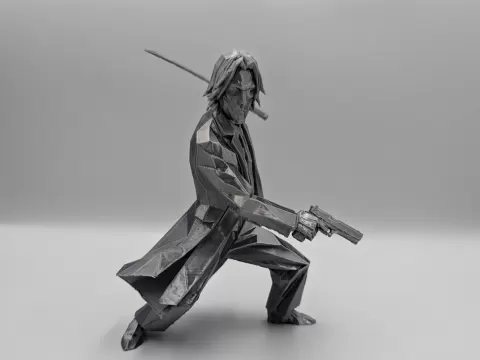 John Wick - Low Poly Assassin