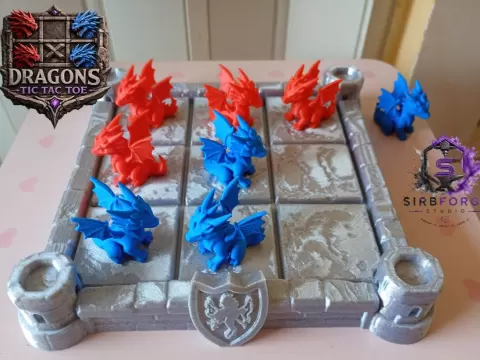 🐉 Dragon Tic Tac Toe 🏰