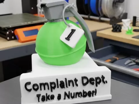 Complaint Department Take a Number