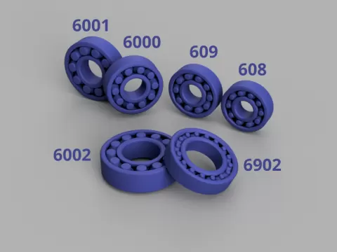 Print in place BALL bearings