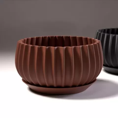 Ribbed planter