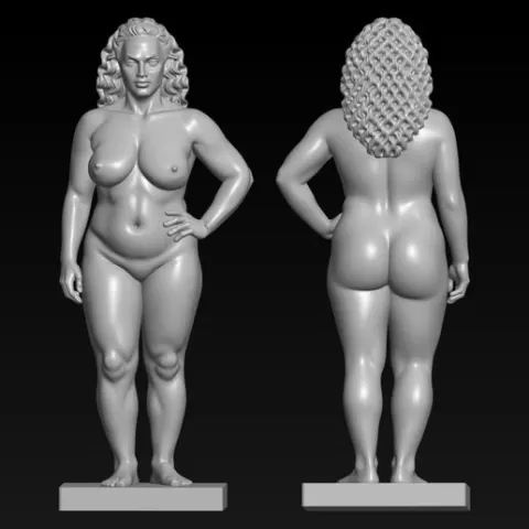 nude lady standing statue