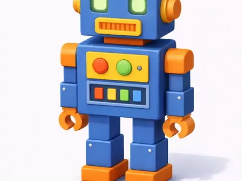 Low Poly Toy Robotby RoyRogerr