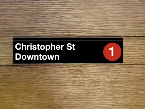 New York City Subway Christopher Street Station