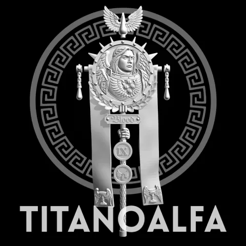 Angels of Blood Banner Sardinius portrait by Titanoalfa