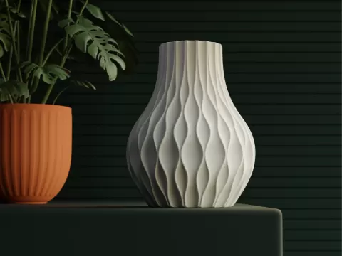 Vase for brick flowers v2