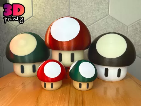 Simple Twist Open Mushroom - Giant