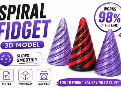 Spiral Fidgetby Nerd3D