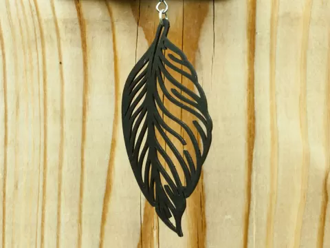 Earrings Feather 1