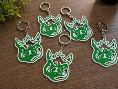 Porco Keychain