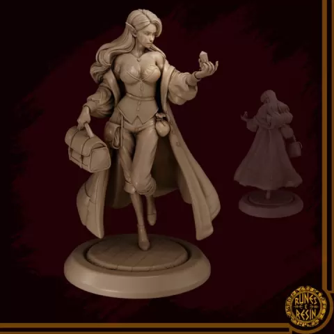 Minari Zhong - Merchant Artificer Alchemist - Artificer Merchant - Alchemist Merchant Artificer by Runes & Resin