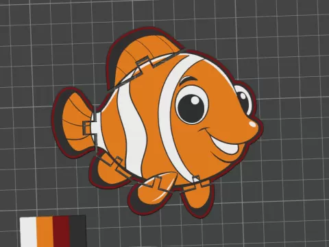 clown fish flexi