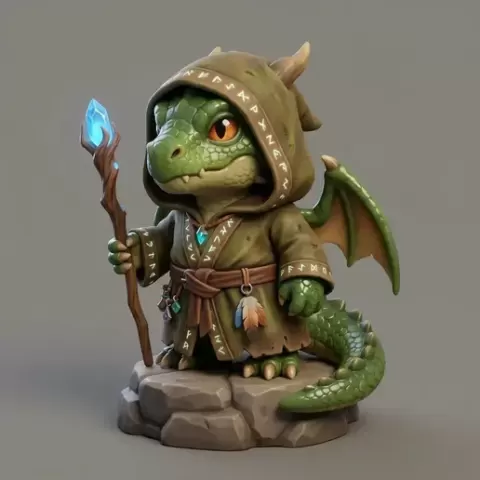Chibi Dragon Druid