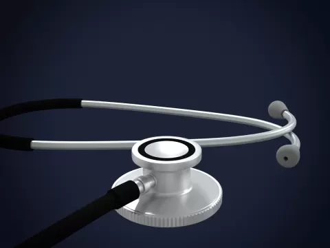 Stethoscope 3D Printable Modelby Cloud7