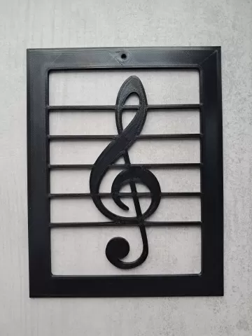 Musical Staff Decorby Worker3D