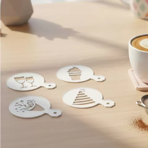 Coffee Stencil Setby OALPO