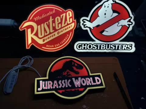 Jurassic World lightbox