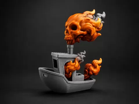 BENCHY IN FLAMESby TREXDETH