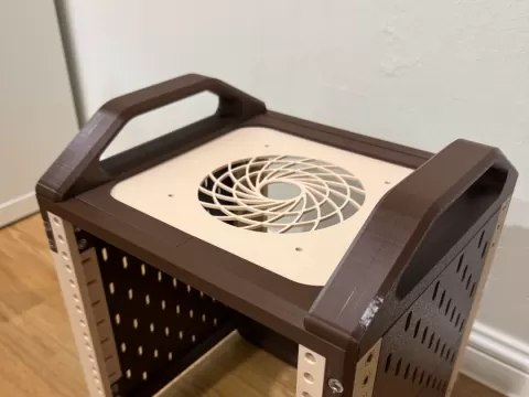 Top Plate with 140mm Fan Owl Grill for KWS Rack