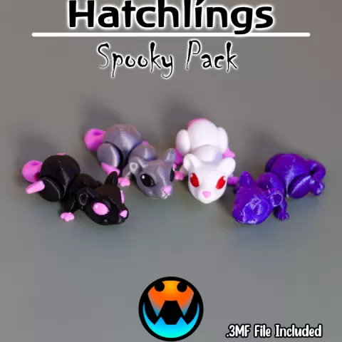 Rat - Cinder Hatchling by Cinderwing3D