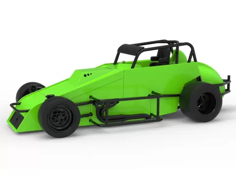 Pavement Silver Crown Car Version 3 Scale 1:25by 3DTechDesign