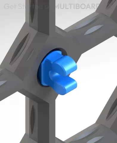Small Thread Clip - Vertical (Supported)