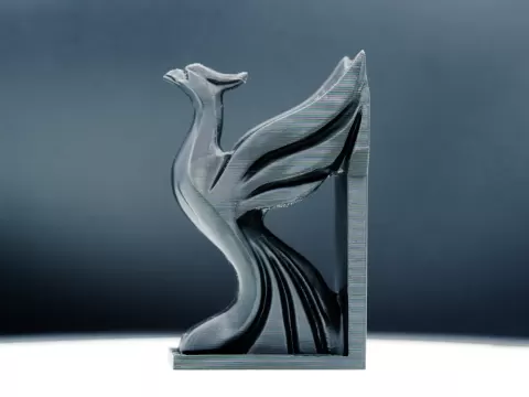Cyber Phoenix Bookendby MysticTech3D