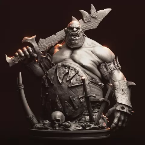 Ogre Bust by SabertoothCollectibles