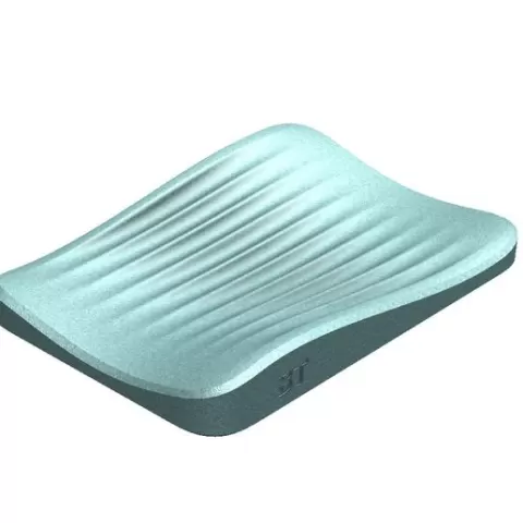 Soap dish wavy - 3d model