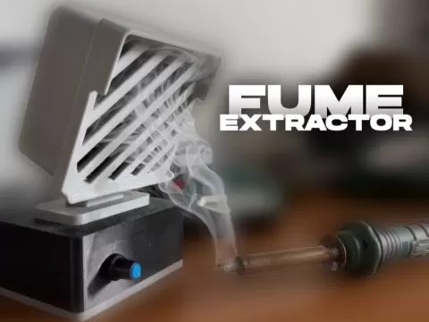 Fume Extractor - Adjustable speed | Easy to Print