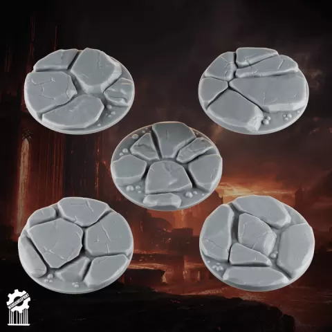 Emberforge Topper 32 mm- Fire lizards [Supported] by wargamesprint