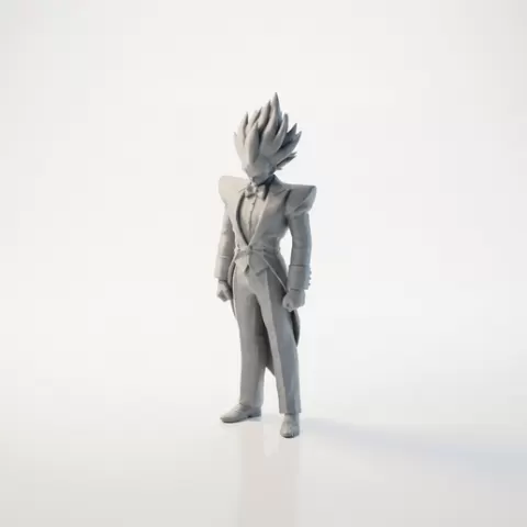Dapper Vegeta Figurine Anime 3D Printable