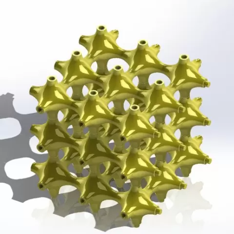 Molecular structure - 3d model