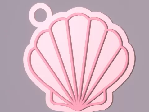 Shell keychain 🐚