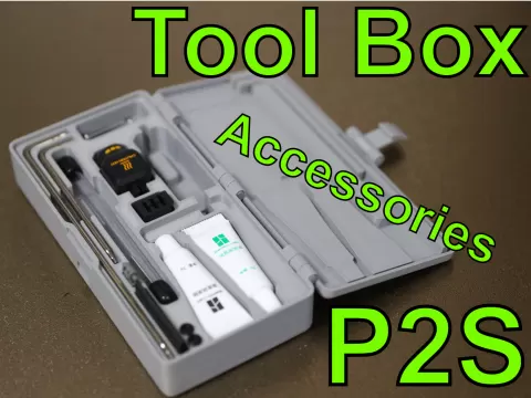 P2S Accessories Toolbox with Hinged Lid & Latch