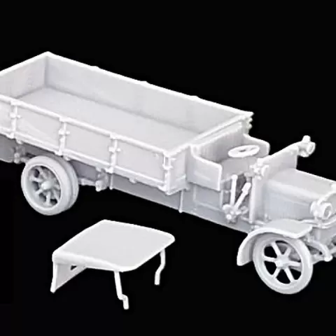 HISPANO SUIZA 30/40 C.V. TRUCK and driver by Baraka Games and Miniatures Digital