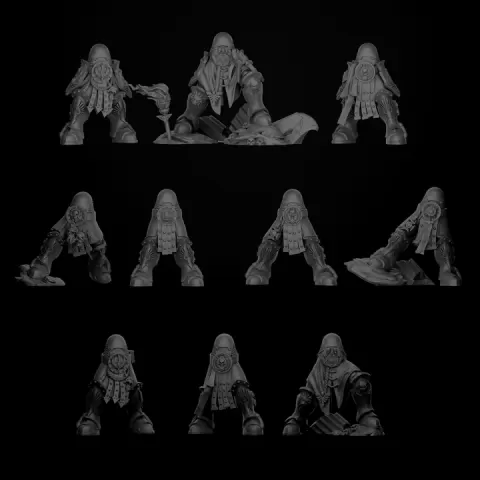 Brotherhood of the Demigods - Truescale Leg bits by Vabiobiav