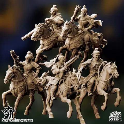 Cathay Outriders by Sin's Miniatures