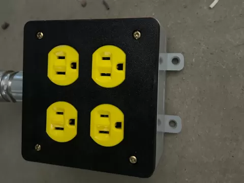 Duplex Receptacle Cover for Scepter FS-2-20