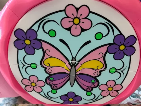 3DTMT Butterfly & Flowers Wheel