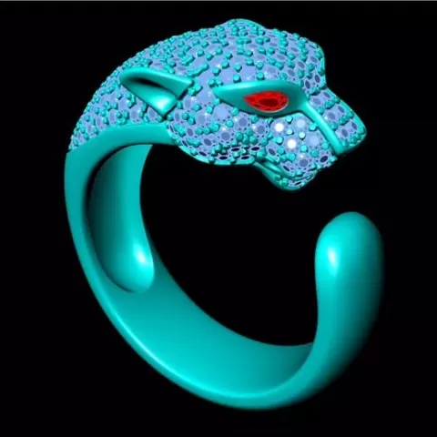 Leopard Rings - Men ring Free 3D print model